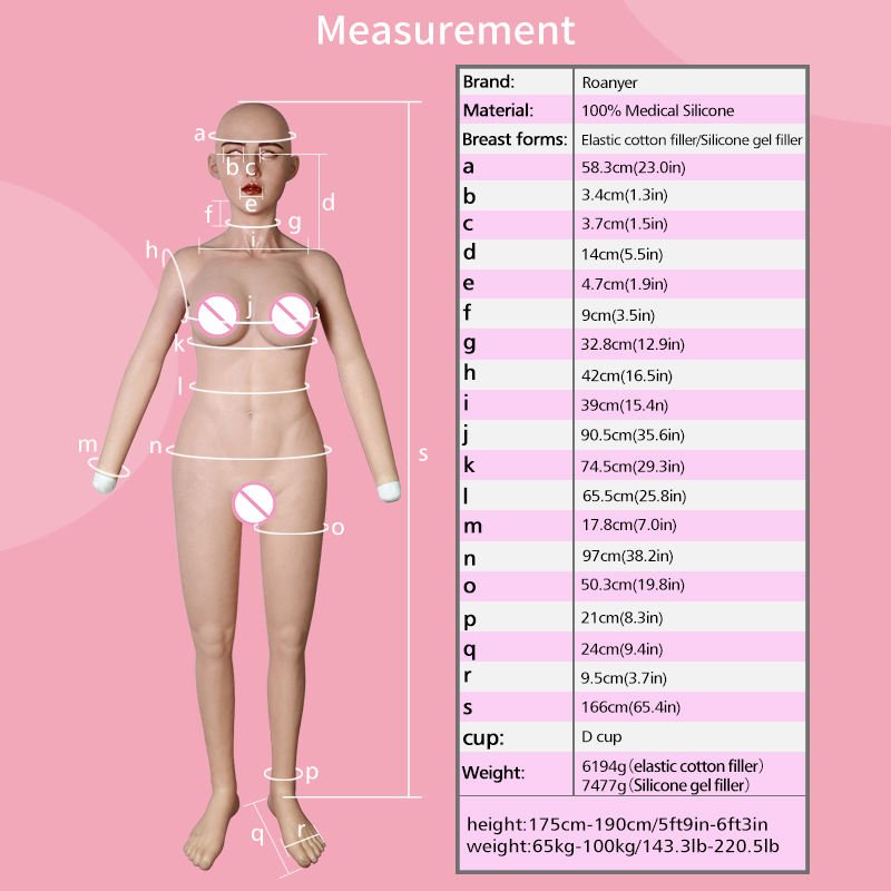 Hot-selling Crossdressing Man to Woman Full Body Suit Fake Woman Ass Pussy with Fake Boobs for Crossdresser Transgende