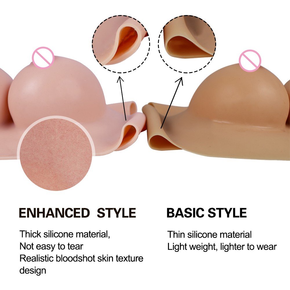 Mastectomy Crossdresser Cosplay Realistic Artificial Silicone breast form fake breasts huge fake boobs for Shemale Transgender