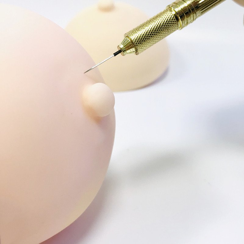 A Pair Breast Form Areola Practicing Skin Breasts Chest For Tattoo Microblading