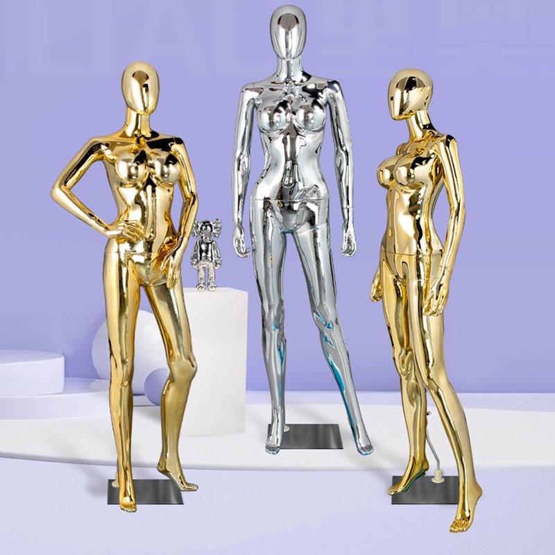 Boutique Big Boobs Breasts Bust Model Silver Dress Form Mannequin Women Busty Full-Body Gold Curvy Mannequins Female