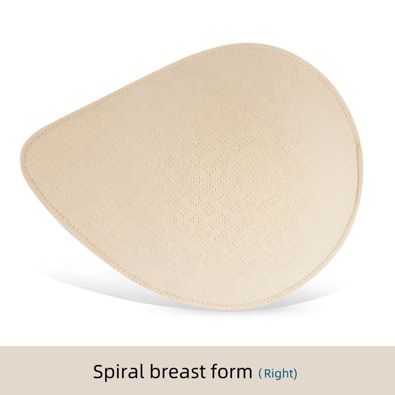 Lightweight Huge Spiral Breast Form for Transgender Crossdressing Suit Reusable Adults Beige Mastectomy XL Size