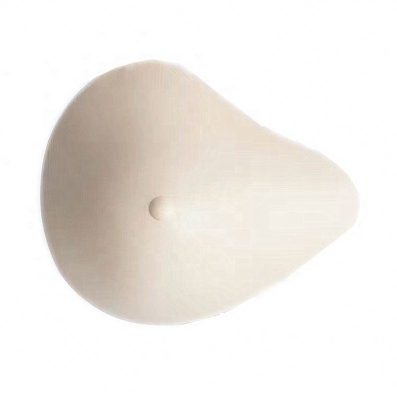 Lightweight Type Spiral Shape Postoperative Silicone Breast Form Artificial Breast Prosthesis For Mastectomy Left
