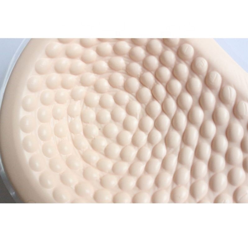 Lightweight Type Spiral Shape Postoperative Silicone Breast Form Artificial Breast Prosthesis For Mastectomy Left