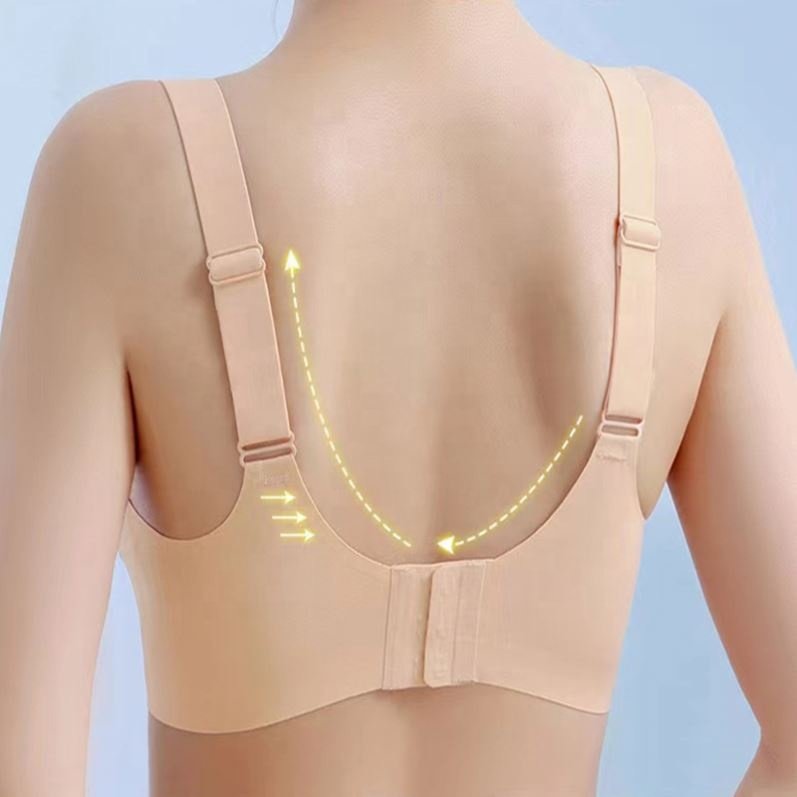Silicone Breast Forms Mastectomy Bra with Pockets for Artificial Breast Prosthesis Woman Without Steel Ring