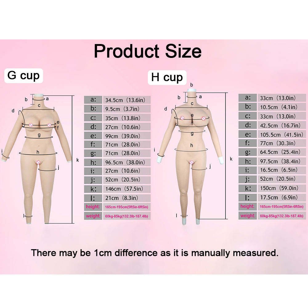 Silicone Bodysuit Male To Female G Cup With Arms Big Hips Lifting Buttock Fake Vagina Artificial Breasts Form Sissy Cosplay