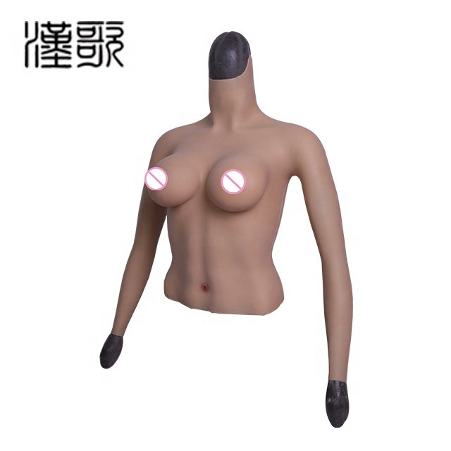 80D Cup Beautiful Sexy Silicone Crossdresser Wearable Big Charming Breast Forms With Arms