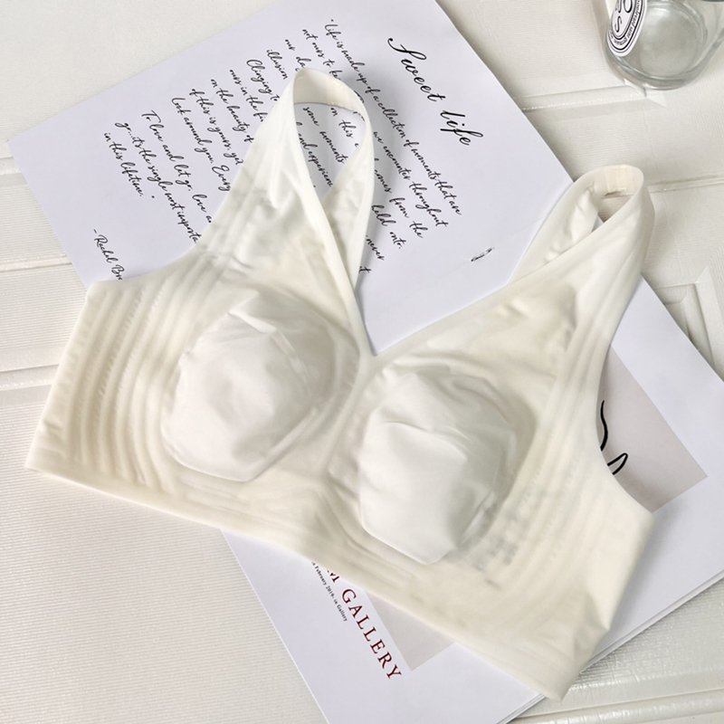 Hot Sale Girls Fashion Simple Solid Color Push Up Bra Simple Style Casual Underwear