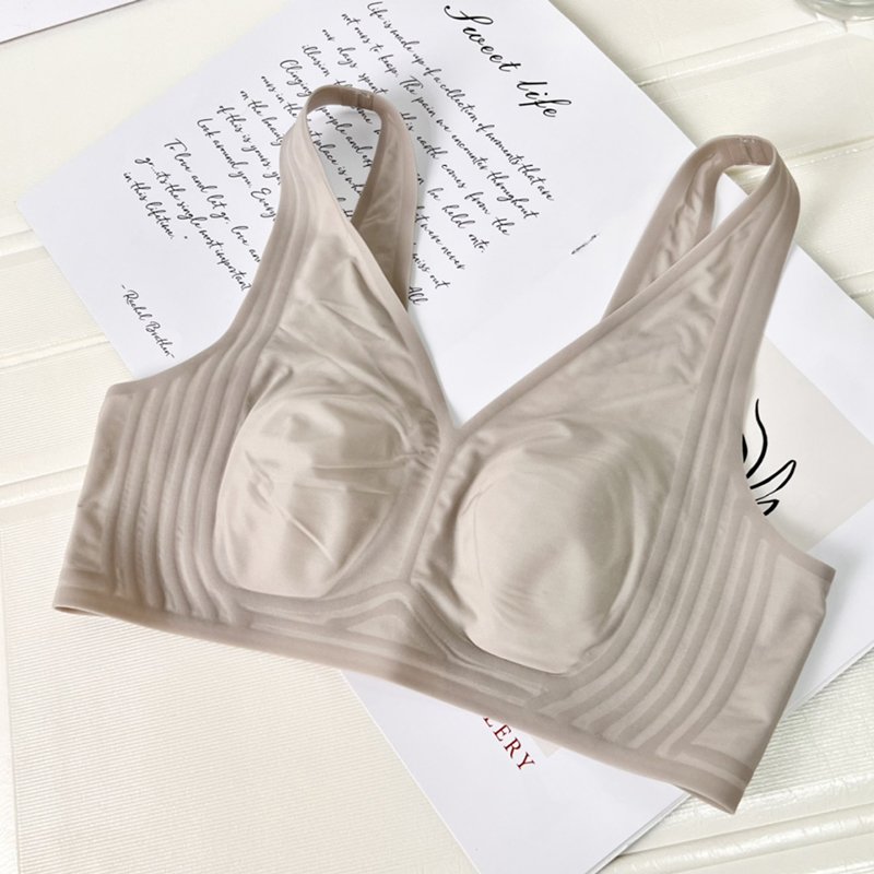 Hot Sale Girls Fashion Simple Solid Color Push Up Bra Simple Style Casual Underwear