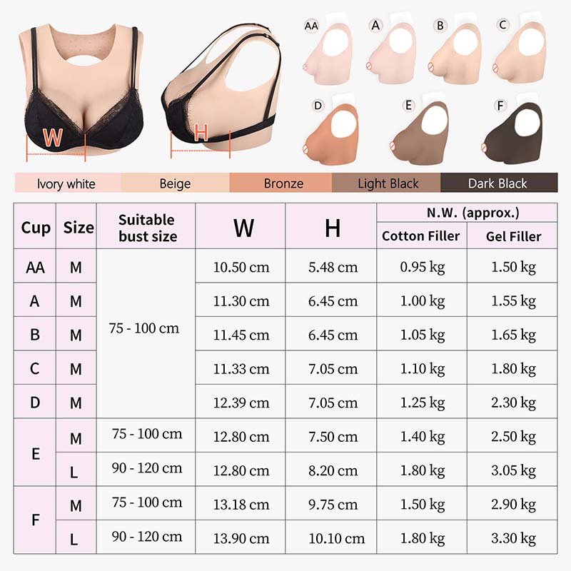 Factory Direct Supply Realistic Boobs Huge Tits Silicone Breast Forms Realistic Boobs TitsDrag Queen Silicone Breasts Forms