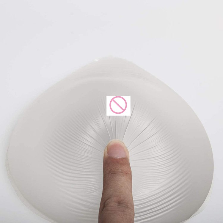 Transparent Pure silicone breast prosthesis one piece silicone breast forms