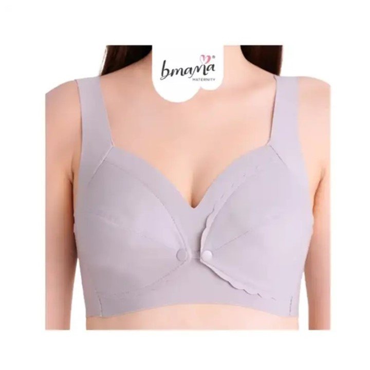 Quality Superior Wholesale Womens Workout Maternity Nursing Bra Easy Breast Feeding Embroidery Front-Button open for Sale