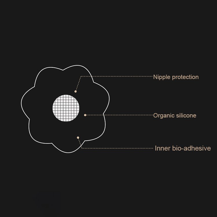 Women's Breast Lift Push Up Bra Reusable Adhesive Invisible Pasties Nippleless Covers Silicone Nipple Covers