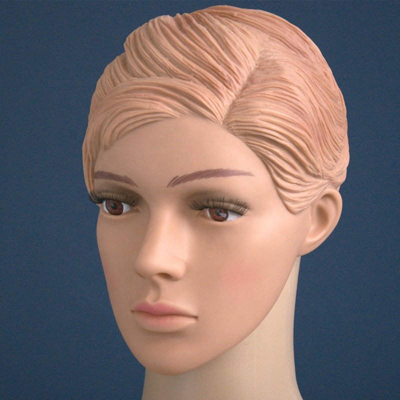 Realistic Female Full Body Mannequin Sexy Plastic Female Body Form Manikin Window Display Make Up Face With Metal Base