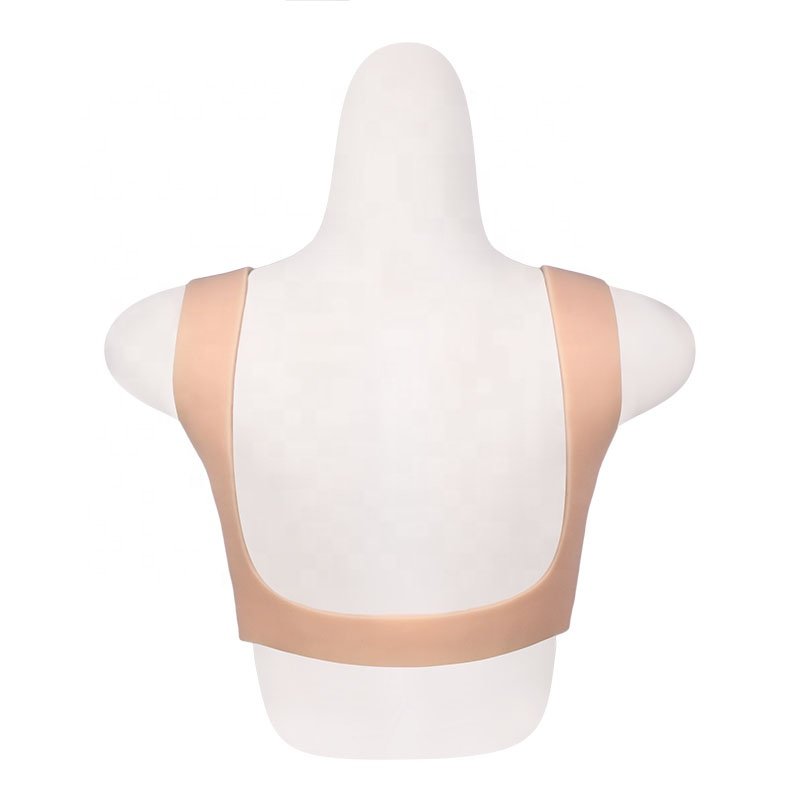 Silicone boobs Transvestite Wearable Silicone Lifelike Crossdresser Fema Cilicon Boobs Artificial x Breast Form With Straps