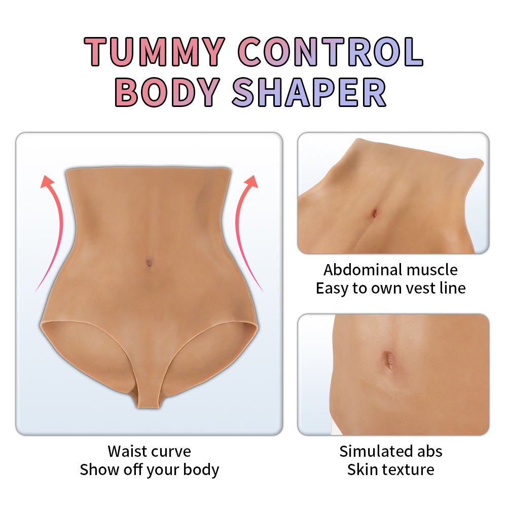 XL Size High Waist Realistic Silicone Buttocks HipsTummy Shapewear Panty Enhancer Lift Up Buttocks Shaping Body Silica gel Pants