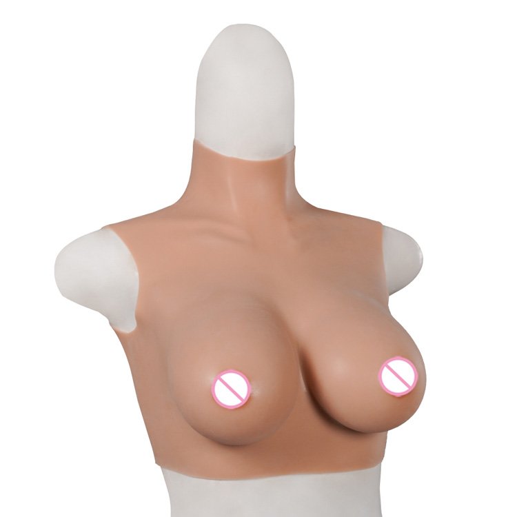 B03 US Warehouse Realistic Silicone Boobs D Cup Breast Form for Men Crossdresser's Practical Silicone Crossdresser
