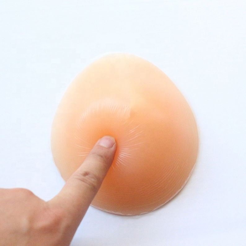 Wholesale Teardrop Shape Mastectomy Breast Supports Artificial False Breast Form Silicone Boob for Women Needs Without Nipple