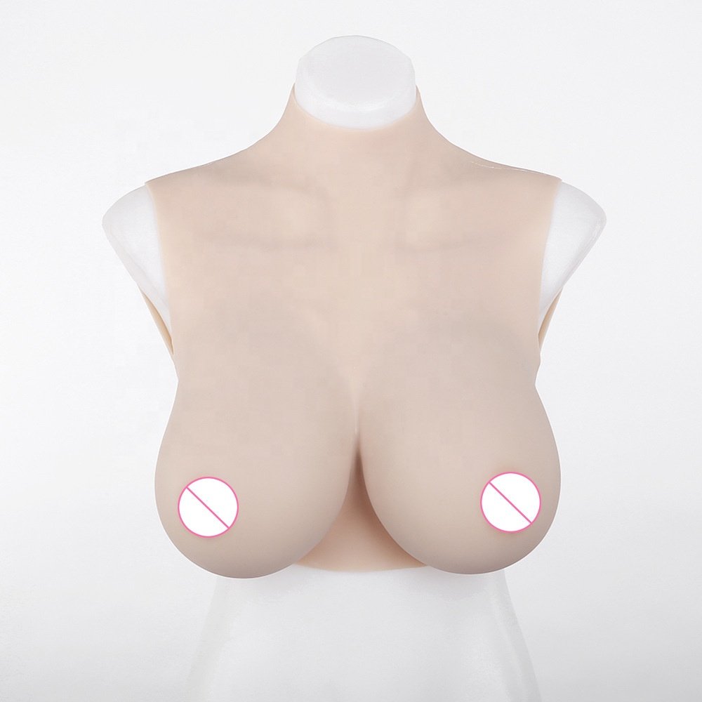 L size E cup crossdresser silicone breast for female and male crossdresser cosplay, Big boobs breast forms crossdresser toy