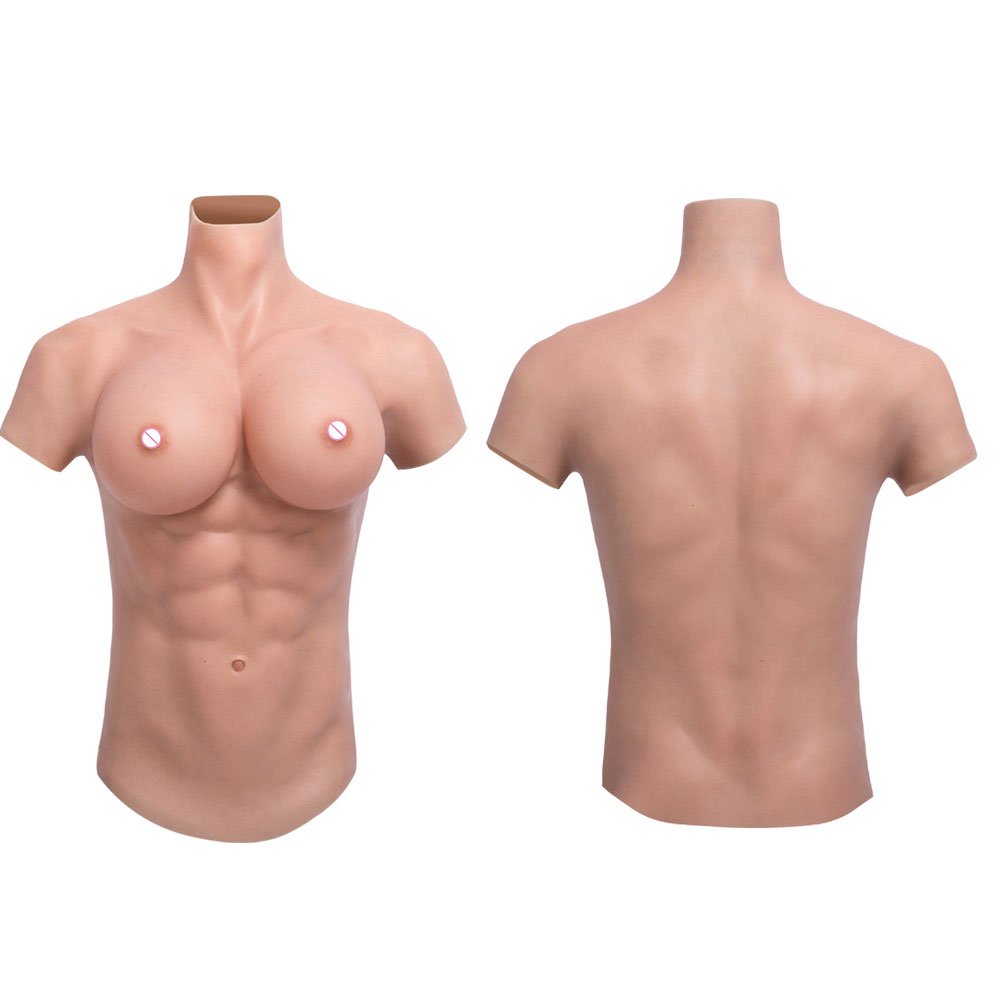 Cosplay Realistic Breast Forms Silicone Boobs F Cup Upgrade Silicone No-oil/fading Breast Plate For Girl Transvestite Crossdress