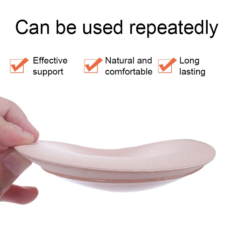 reusable washable soft form non slip artificial organic cotton breast pad