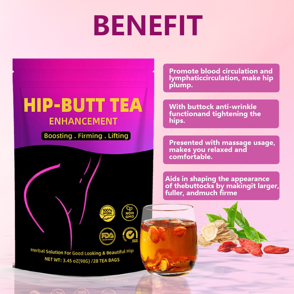 100%Organic Hip Big Butt Tea Hip Up Enhancement Buttock Firming Butt Tea Enhancement Buttock Tea For Sexy Women