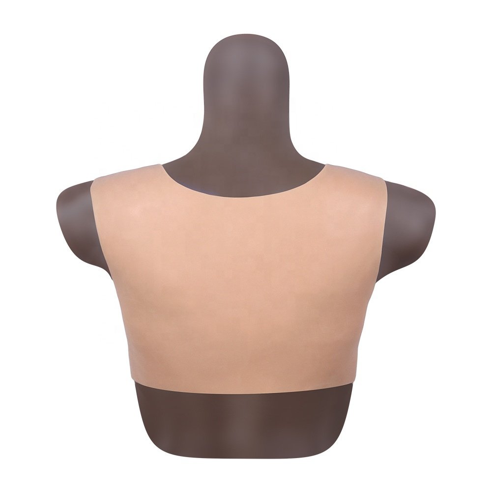 Simulation Chest B C D E G CupFalse Breast Forms Cosplay Drag Queen Male To Shemale Realistic Round Collar Silicone False Boobs