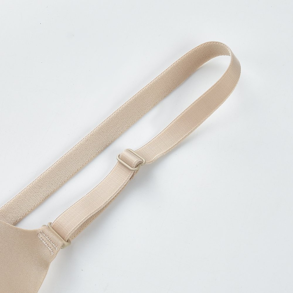 PengSheng Glossy Smooth Invisible Push Up Wireless One Piece Soft Thick Padded Bra Bralette for Women