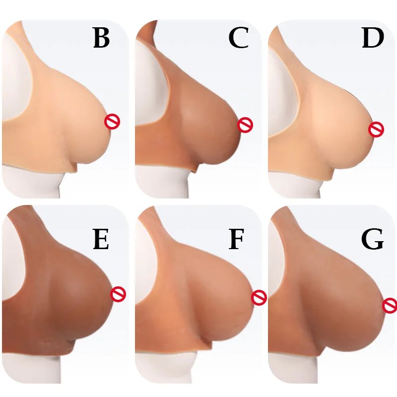 D E G cup size sexy Silicone Breast Forms for Crossdressers Silicone Fake boobs Transgender Cosplay Drag Queen