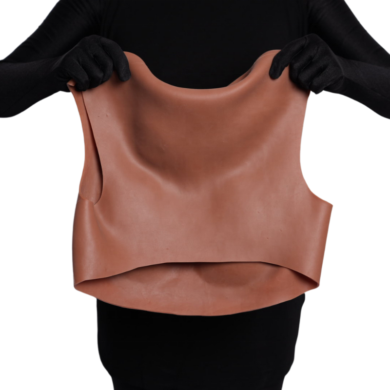 Brown Huge breast forms silicone backless cotton filler push up realistic breast forms for drag queen crossgender transgender