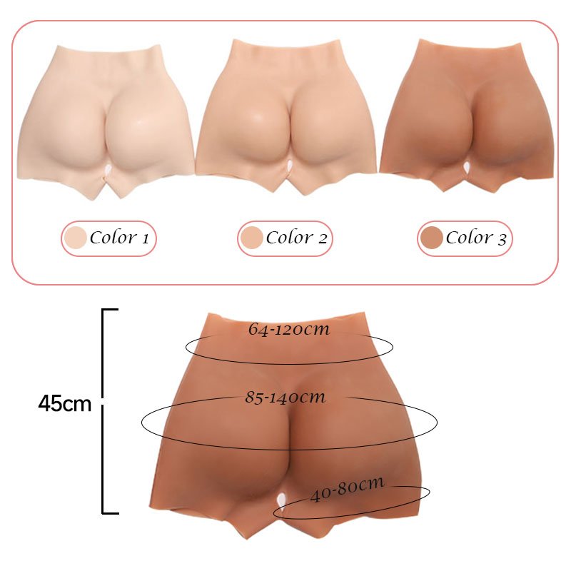 Fake Vagina Panties Hip Buttock Enhancer big ass silicone butt lifter pants Shapewear underwear women breast form raises butt