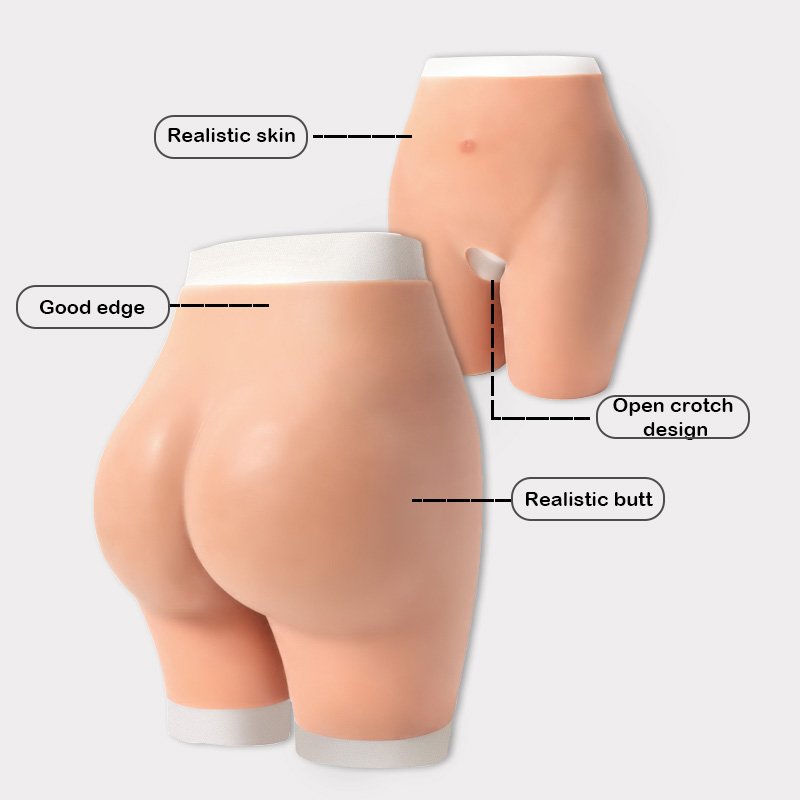 Fake Vagina Panties Hip Buttock Enhancer big ass silicone butt lifter pants Shapewear underwear women breast form raises butt