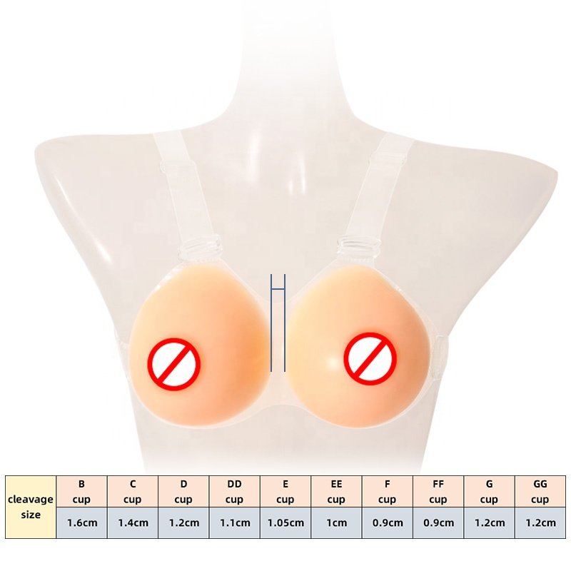 Cosplay Artificial Silicone Fake Breasts With Strap Bra Pads Transgender Crossdresser Mastectomy Transvestite Drag Queen