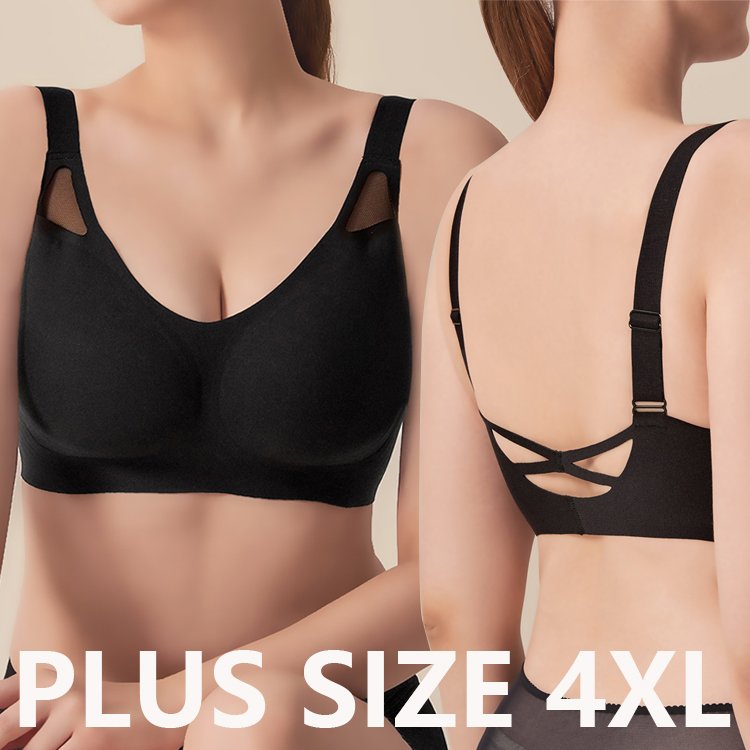 women underwear Plus size bra 46 E F Large Size Full cup Big Size 4XL Bralette gather support push up seamless for big breasts