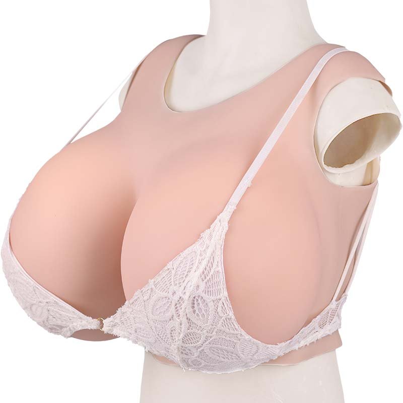 Silicone Breast Forms Breastplates FakeBreasts for Crossdressers Big Cup Silicone Filled Breast Plate for Drag Queen