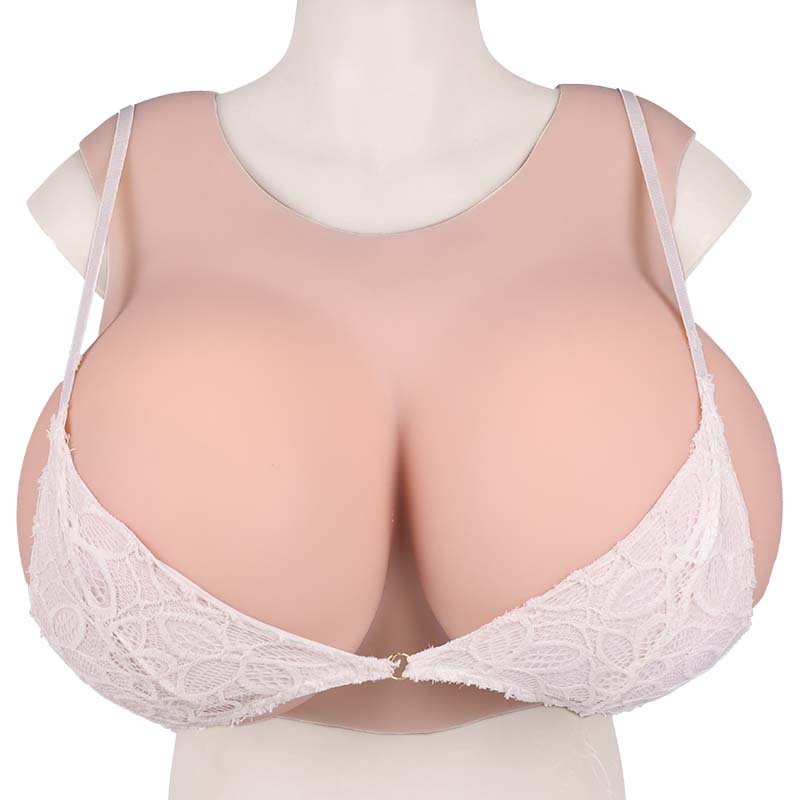Silicone Breast Forms Breastplates FakeBreasts for Crossdressers Big Cup Silicone Filled Breast Plate for Drag Queen