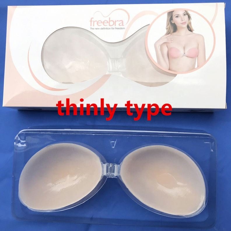 OEM ODM Sticky Adhesive Silicone Strapless Push Up Bra Lingerie Underwear Accessories Best Adhesive Bra For Saggy Breasts