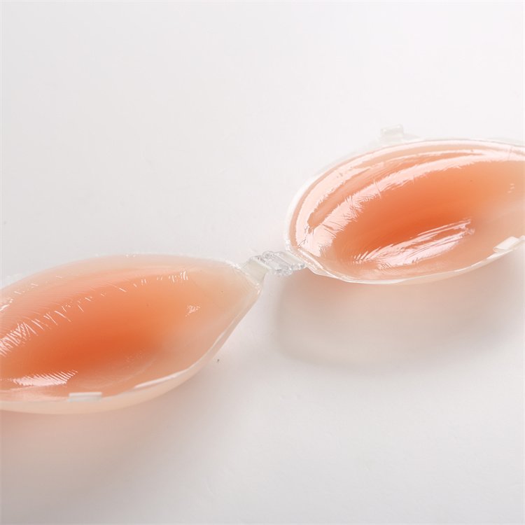 Push Up Waterproof Reusable Thicken Cup Adhesive Pad Bra Silicone Forms Breast Bra With Bra Strap