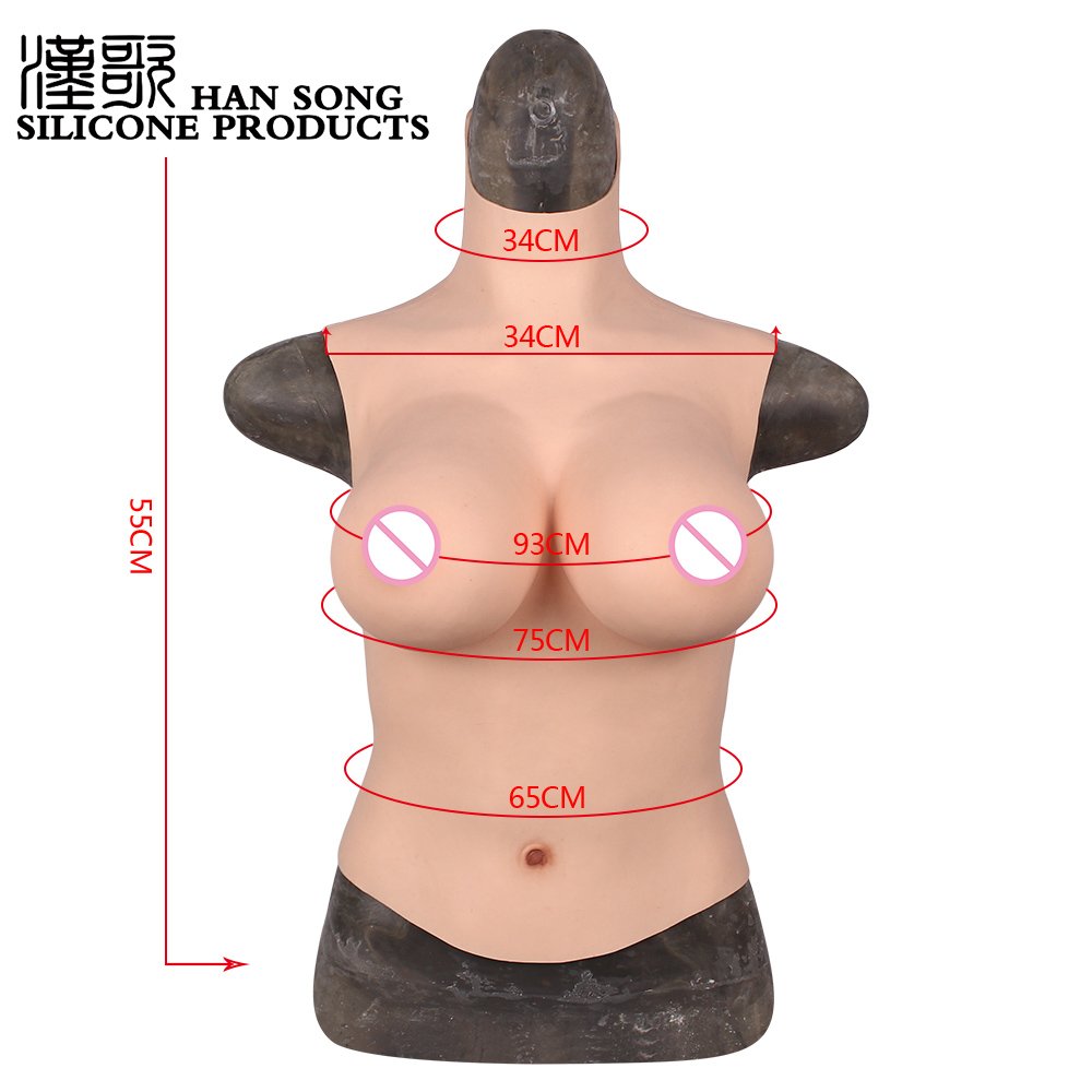 New E Cup Artificial Realistic Breast for Woman Mammectomy Boobs Tits Cross Breast Forms