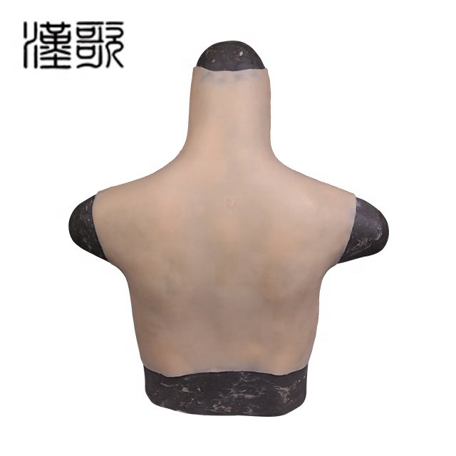 E cup high collar breast form provides a real and comfortable experience for mastectomy Breast Plates