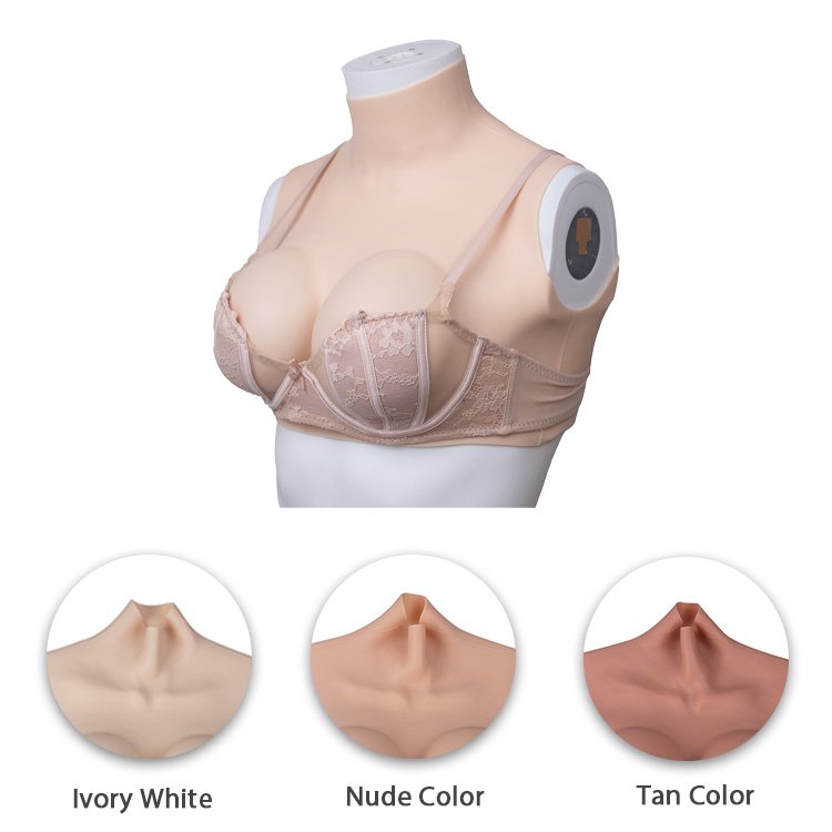 High Quality Artificial Breast Form Fake Boobs Brazier Siliconado Realistic Silicone Boobs For Crossdresser Transgender Wear