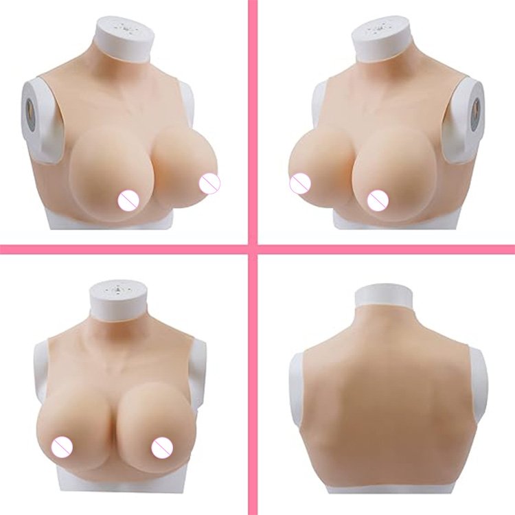 High Quality Artificial Breast Form Fake Boobs Brazier Siliconado Realistic Silicone Boobs For Crossdresser Transgender Wear