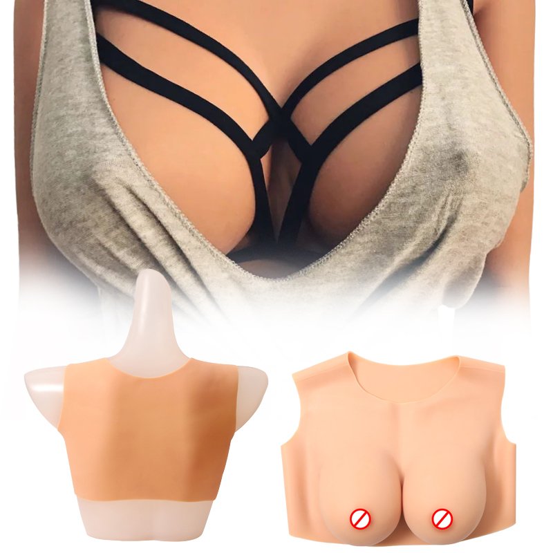 Fake Silicon breast B C D E F G Cup Adult Big Tits Artificial Fake Boobs Silicone Breast Form Crossdress drag queen boobs