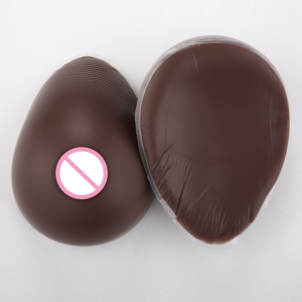 Silicone Breast Forms Self-Adhesive Artificial Boobs Breast Enhancer Crossdresser Prosthesis Mastectomy Transsexual,Black