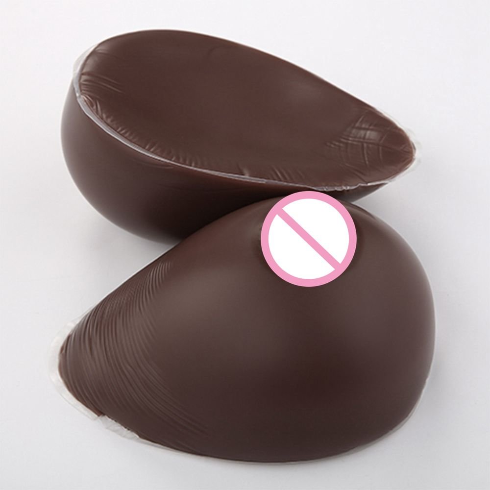 Silicone Breast Forms Self-Adhesive Artificial Boobs Breast Enhancer Crossdresser Prosthesis Mastectomy Transsexual,Black