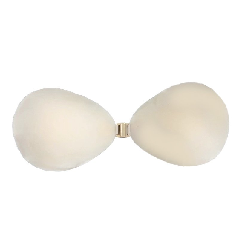 Hot sale Solid state invisible Strapless round push up Sticky Petals Breast lift Pasties Nipple cover Adhesive Silicone bra