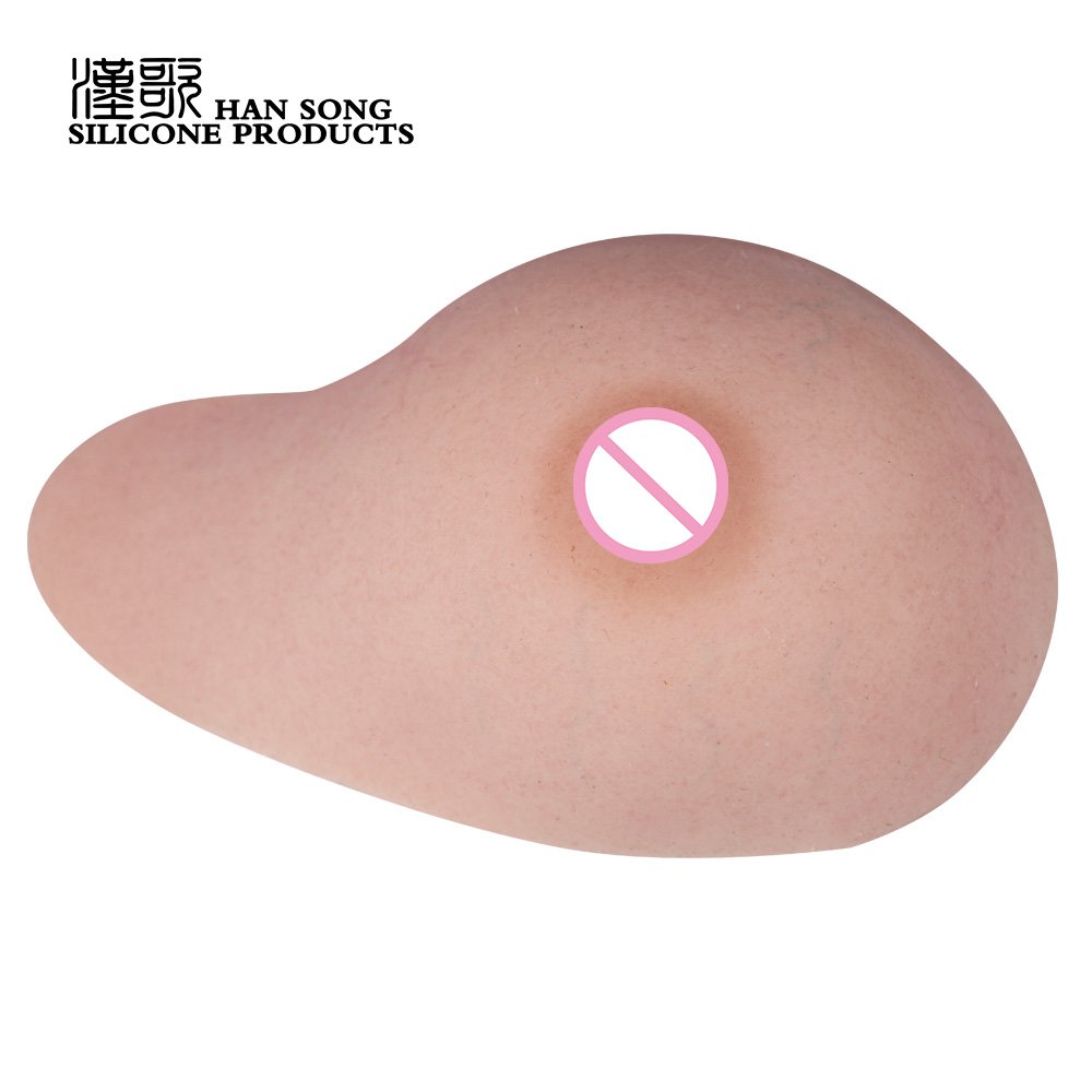 Realistic Silicone Boobs No-oil Breast Plate For Women Single Breast Cancer Surgery Mastectomy Breast Form
