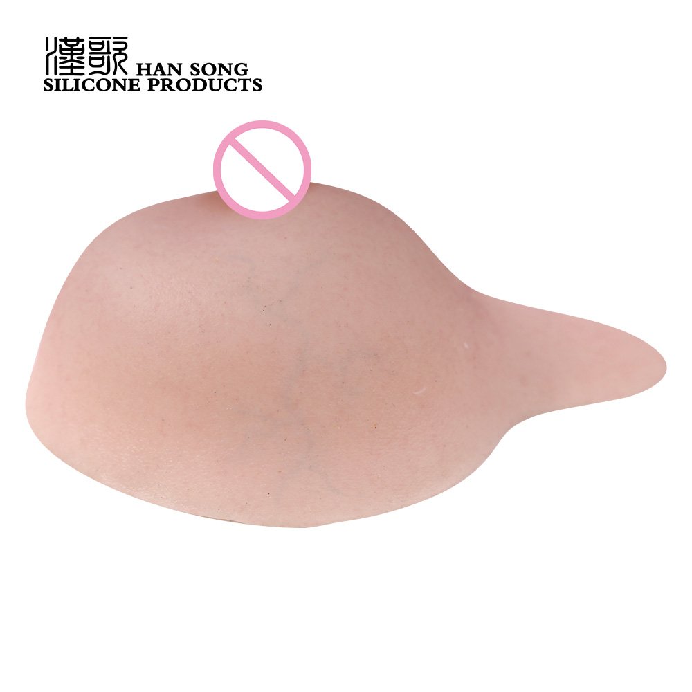 Realistic Silicone Boobs No-oil Breast Plate For Women Single Breast Cancer Surgery Mastectomy Breast Form