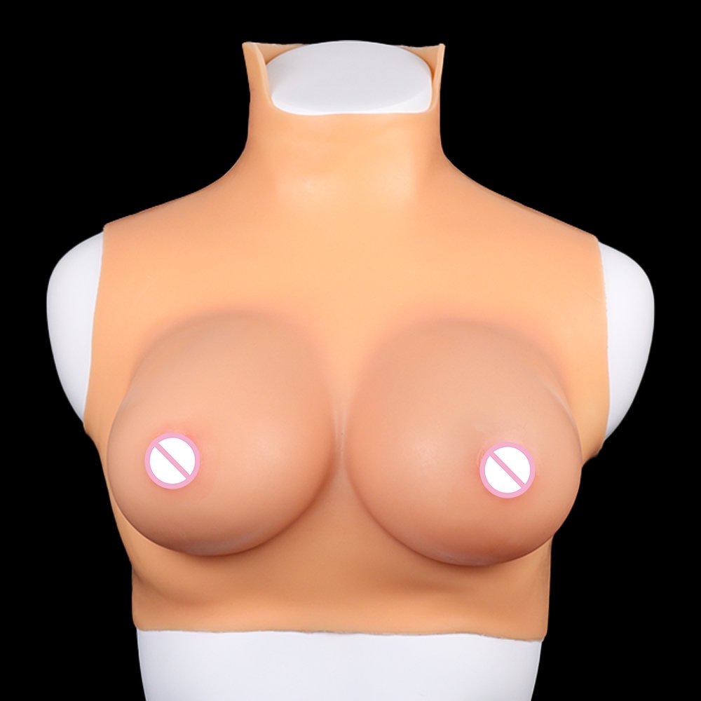 SXXY Silicone Breast Form Realistic Breast, Sissy Boy Half Body Realistic Breast Forms ,Breast Plates sissy full set sex toy