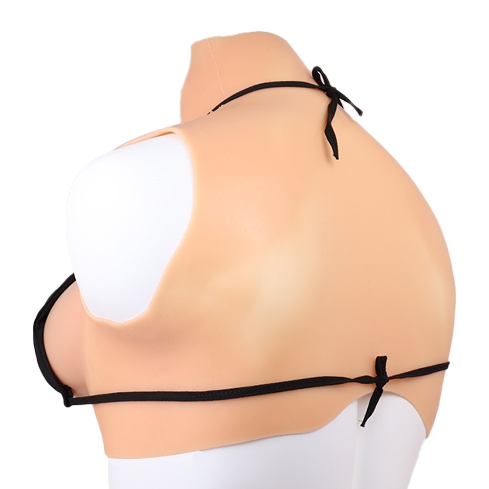 SXXY Silicone Breast Form Realistic Breast, Sissy Boy Half Body Realistic Breast Forms ,Breast Plates sissy full set sex toy