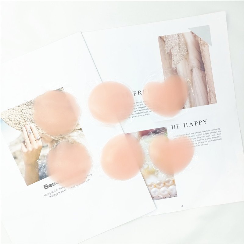 Waterproof Silicone Invisible Nipple Cover Reusable Nipple pasties Self Adhesive Nipple Covers